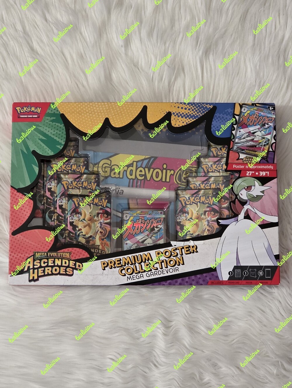 POKÉMON TCG: ASCENDED HEROES MEGA GARDEVOIR PREMIUM POSTER COLLECTION